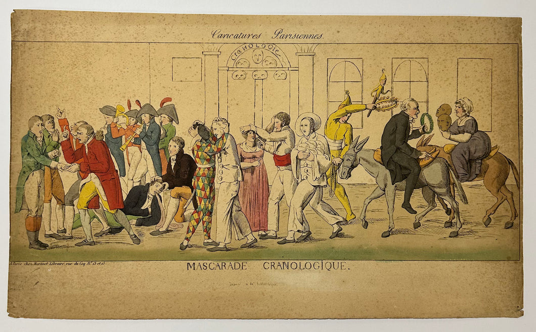 Mascarade cranologique.  c.1820.