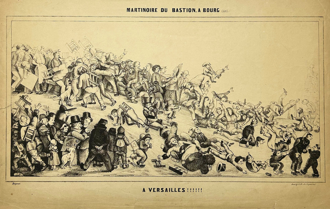 A Versailles!!!!!! (Martinoire du Bastion, à Bourg (Ain)). 1845.