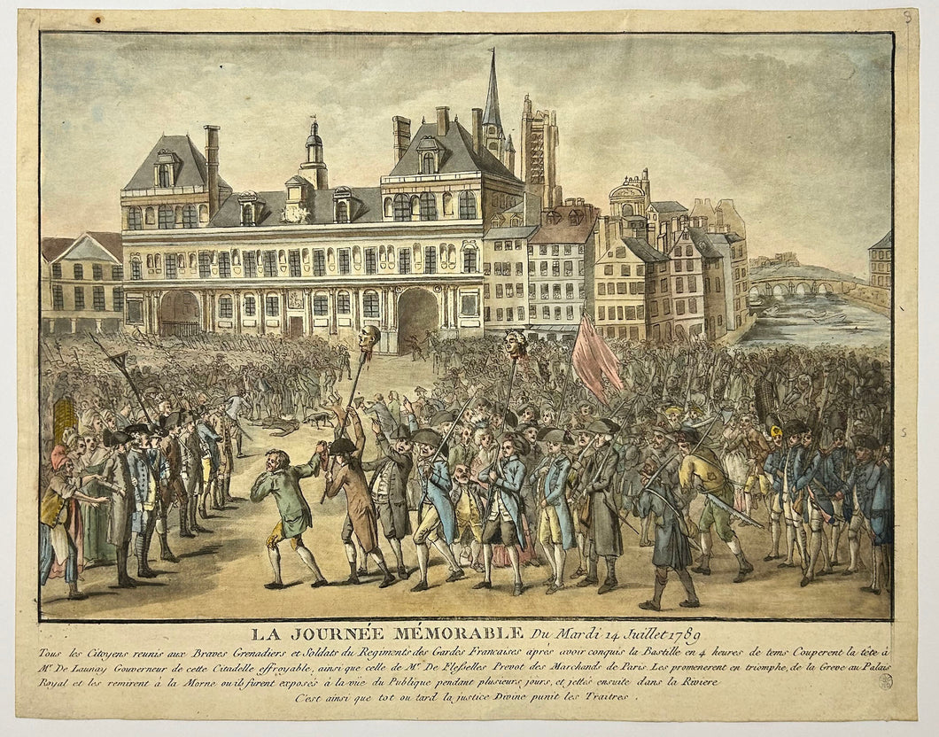 La journée mémorable du Mardi 14 juillet 1789.