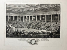 Charger l&#39;image dans la galerie, Assemblée Nationale. Abandon de tous les privilèges, à Versailles, Séance de la nuit du 4 au 5 août 1789.  1790.
