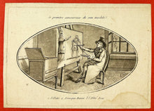 Charger l&#39;image dans la galerie, Le peintre amoureux de son modèle.  1792.
