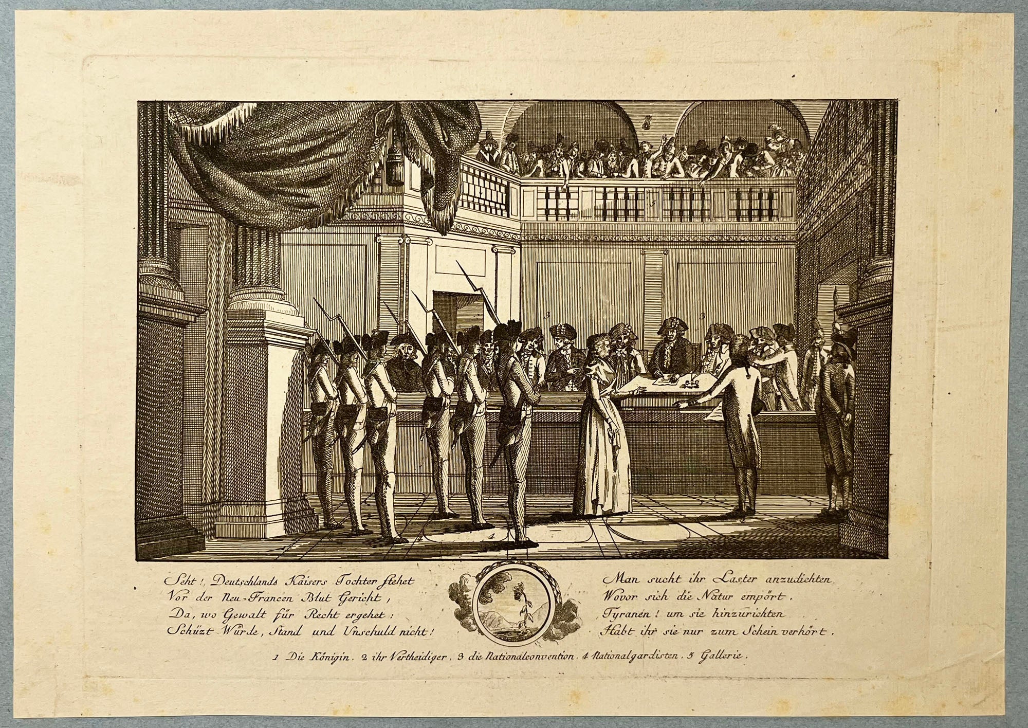 [Procès de Marie-Antoinette devant le Tribunal révolutionnaire, le 14 octobre 1793]. 