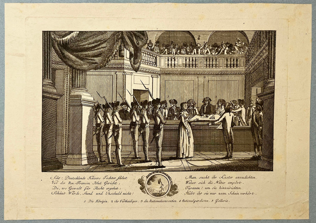 [Procès de Marie-Antoinette devant le Tribunal révolutionnaire, le 14 octobre 1793]. 