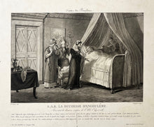 Charger l'image dans la galerie, S.A.R. La Duchesse d'Angoulême recevant les derniers soupirs de l'Abbé Edgeworth (dernier confesseur de Louis XVI, mort en 1807).  1817.

