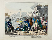 Charger l&#39;image dans la galerie, La Duchesse d&#39;Angoulême défend Bordeaux contre les troupes de Napoléon.  1814.
