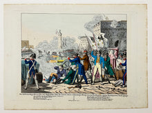 Charger l&#39;image dans la galerie, La Duchesse d&#39;Angoulême défend Bordeaux contre les troupes de Napoléon.  1814.
