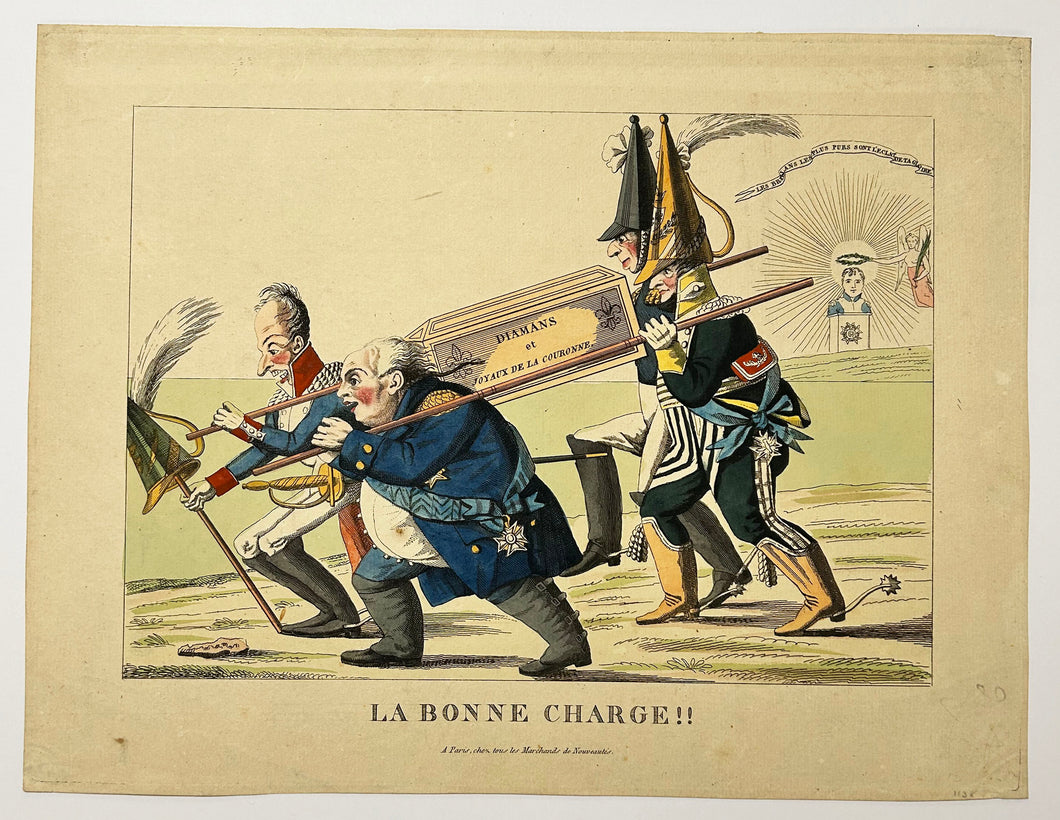 La bonne charge!! (Retour de l'Ile d'Elbe).  c.1815.