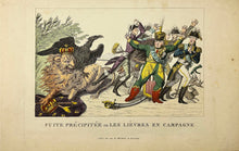 Charger l&#39;image dans la galerie, Fuite précipitée ou Les lièvres en campagne. 1815.
