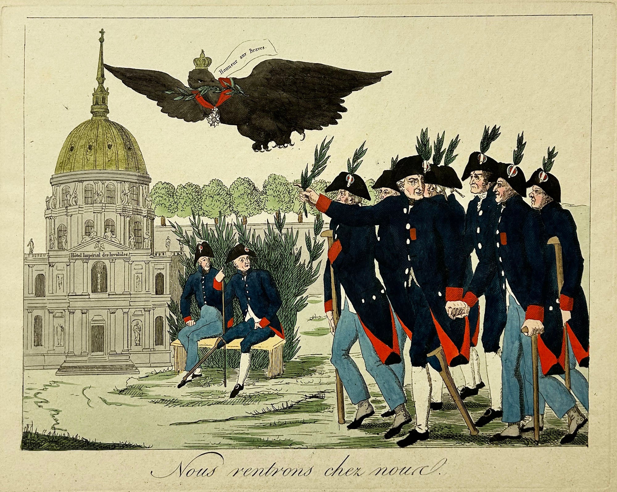 Nous rentrons chez nous.  c.1815.