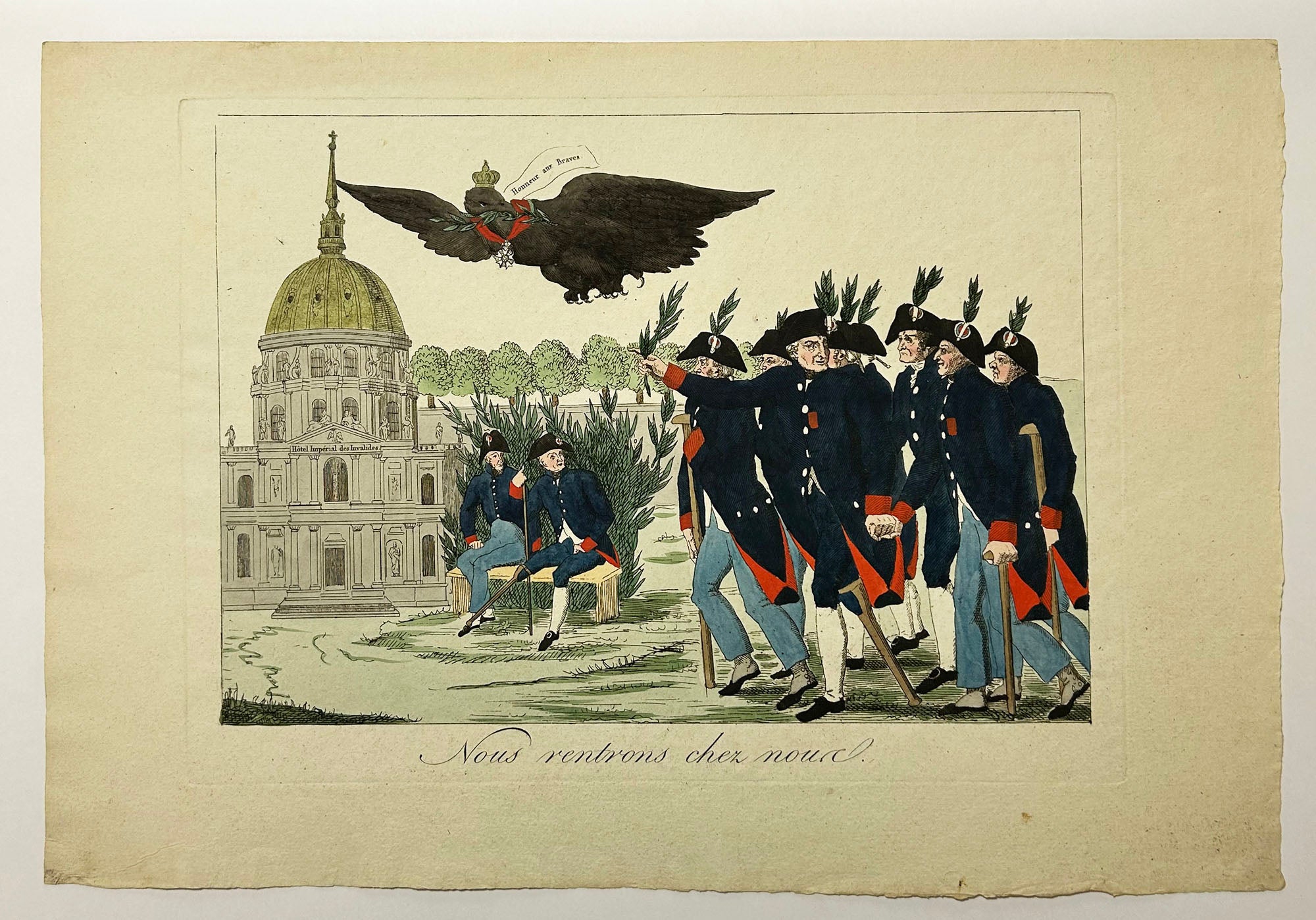 Nous rentrons chez nous.  c.1815.