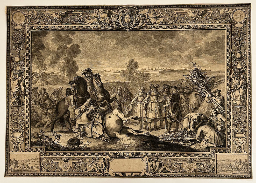 Louis XIV au Siège de Douai en 1667.  1682.