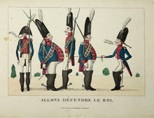 Charger l&#39;image dans la galerie, Allons défendre le roi.  c.1815.
