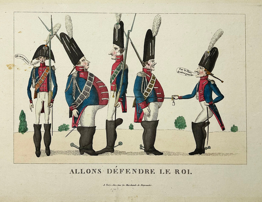 Allons défendre le roi.  c.1815.