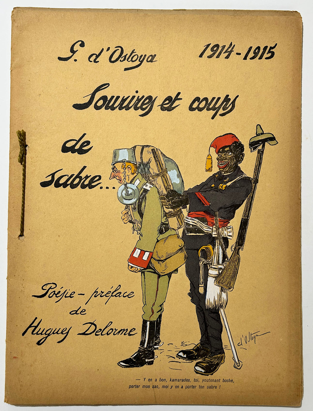 Sourires et coups de sabre… 1914-1915.