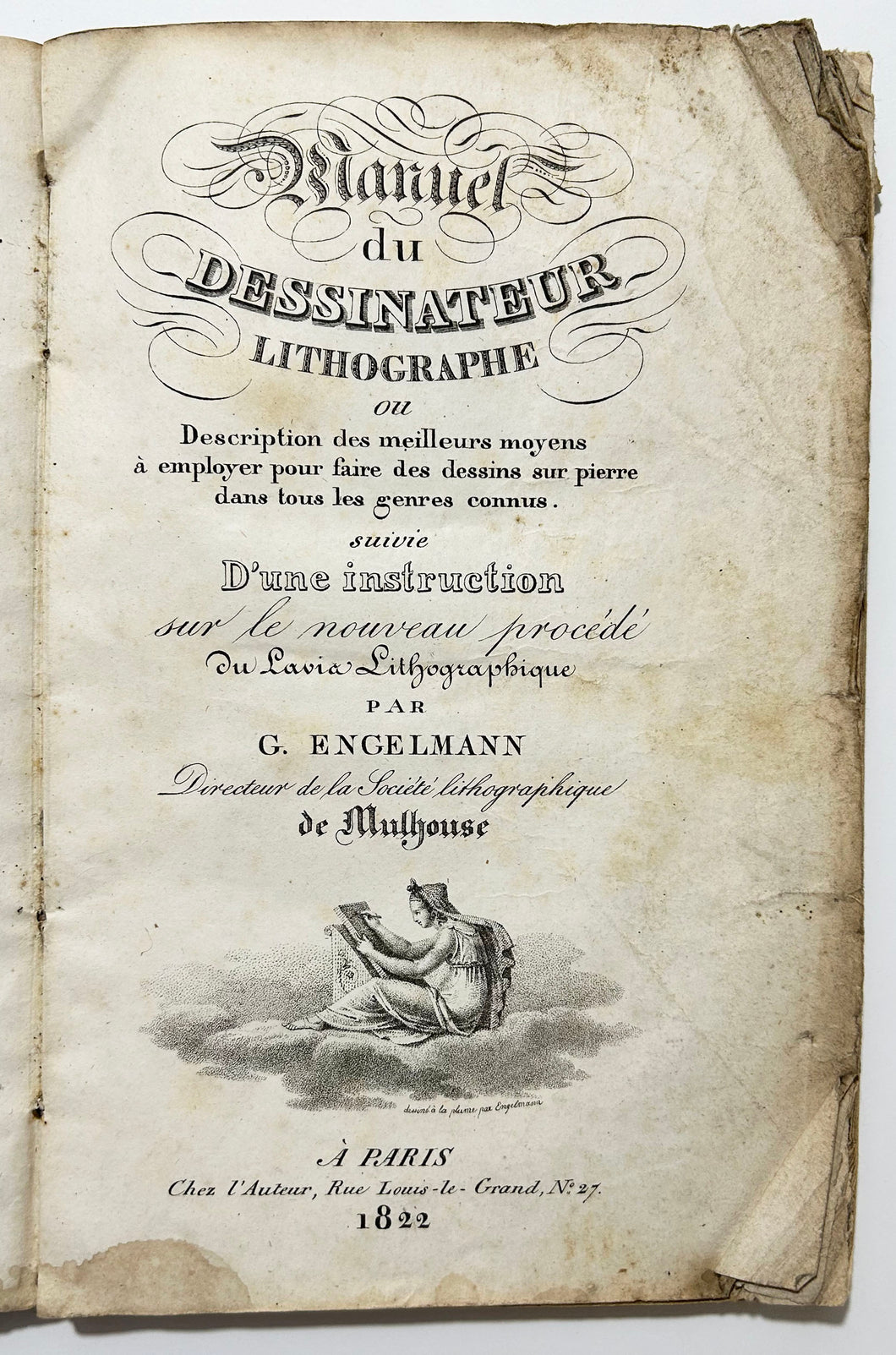 Manuel du dessinateur lithographe ...