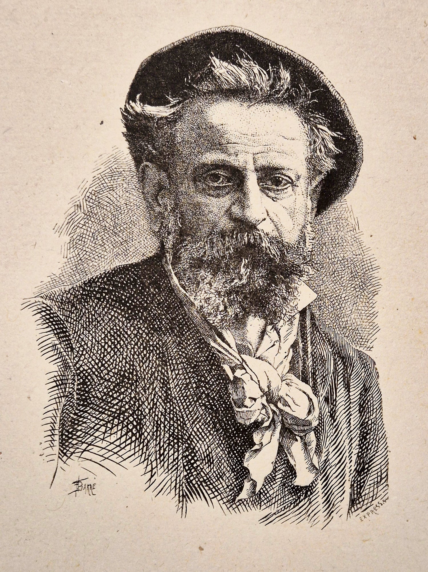 Portrait de François Chifflart (1825-1901). 1880.