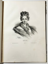 Charger l&#39;image dans la galerie, Alphabet des dames ou Recueil de vingt-cinq portraits de fantaisie lithographiés par Henri Grévedon.
