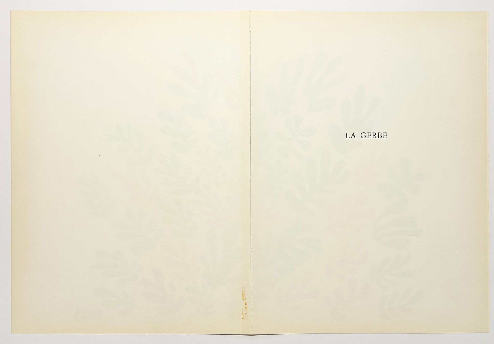 La Gerbe. 1952.