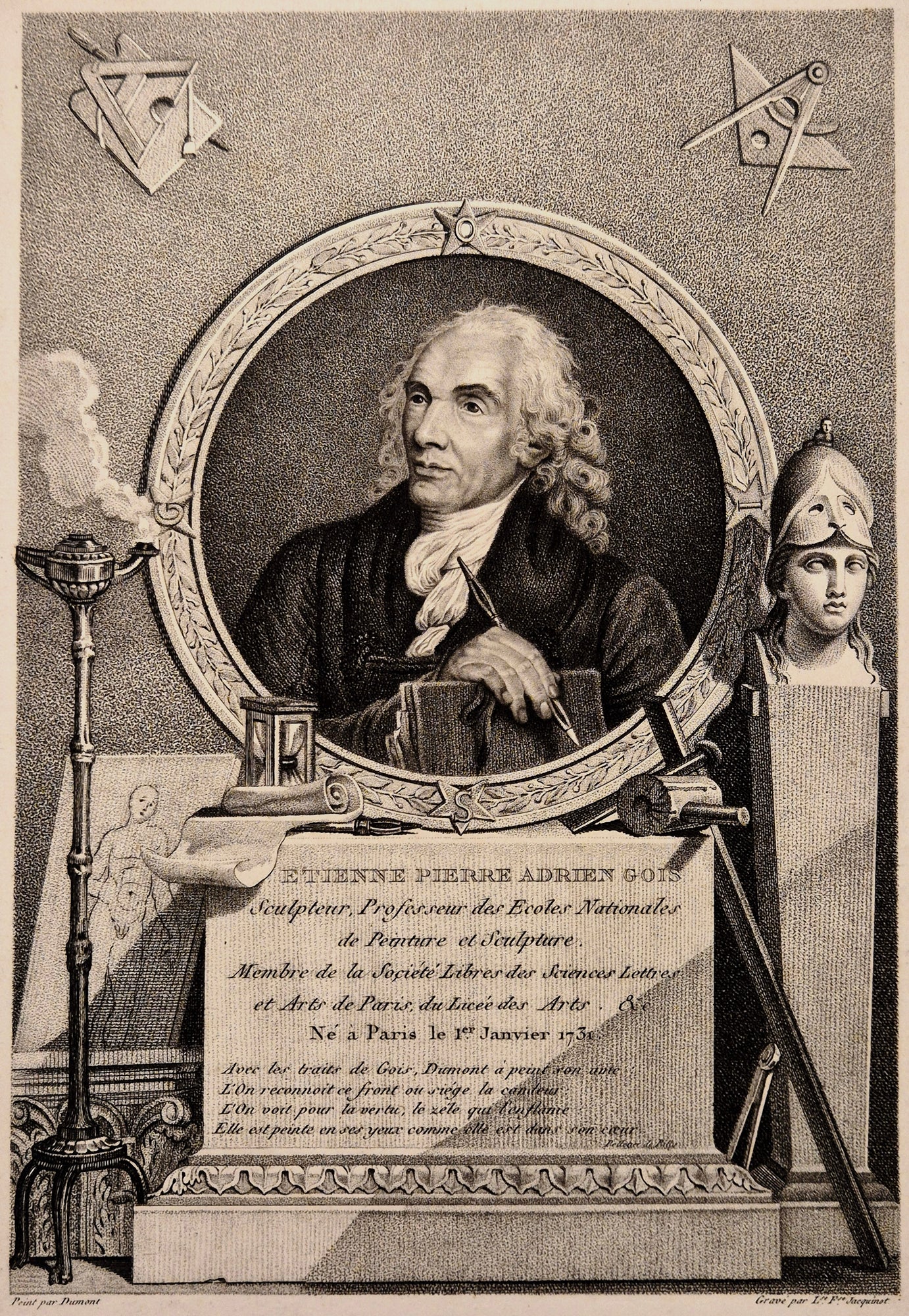 Portrait d'Etienne Pierre Adrien Gois.
