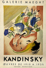 Charger l'image dans la galerie, Affiche d'exposition "Kandinsky œuvres de 1910 à 1920 période dramatique".
