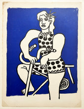 Charger l&#39;image dans la galerie, Bicyclette sur fond bleu (Le Cirque). 1950.
