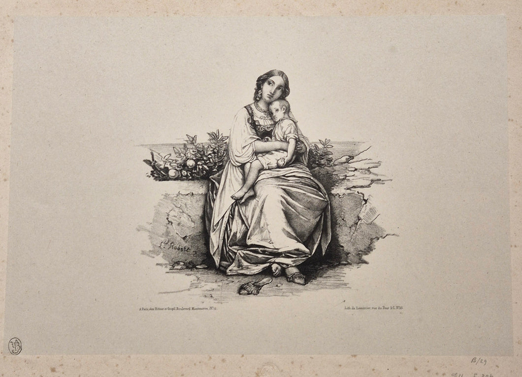 Femme des environs de Rome.