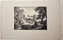 Charger l&#39;image dans la galerie, Paysage avec moines et nones. 1818.
