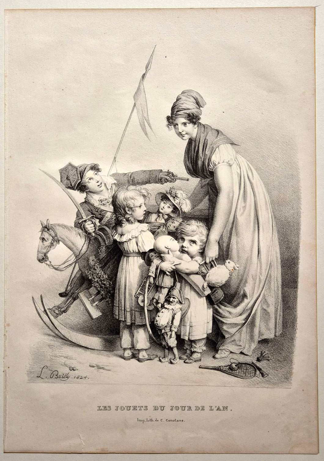 Les jouets du jour de l'an. 1824.