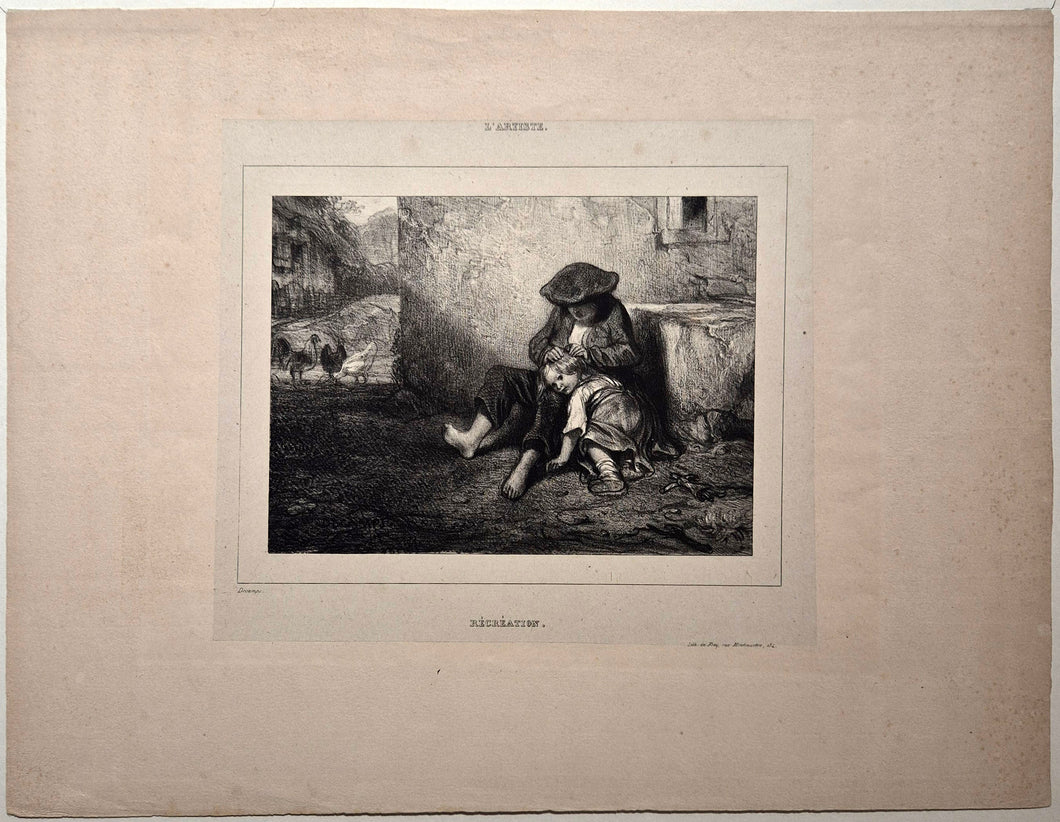 Récréation. 1834.