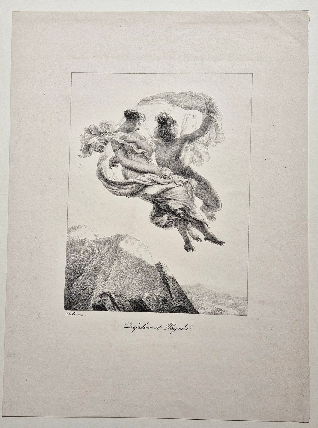 Zéphir et Psyché. 1820-23.