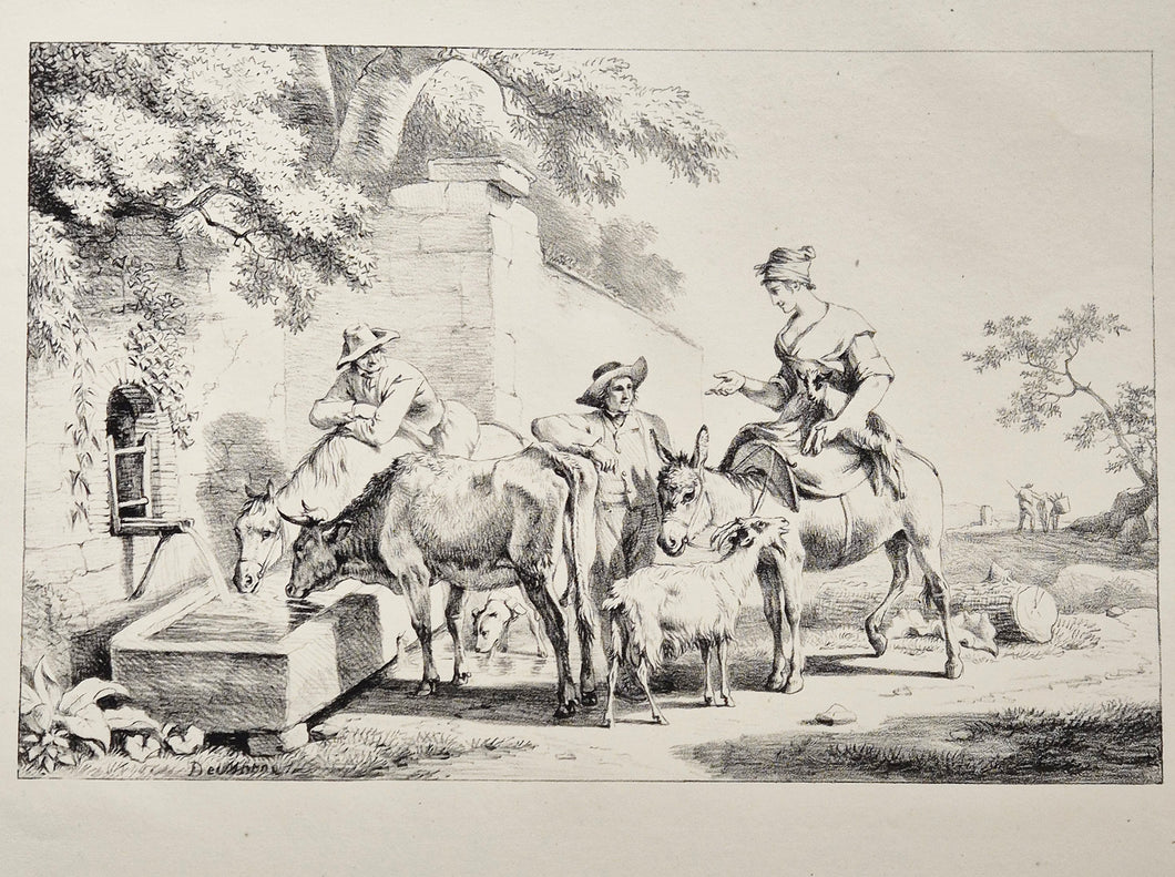 L'Abreuvoir. 1817.