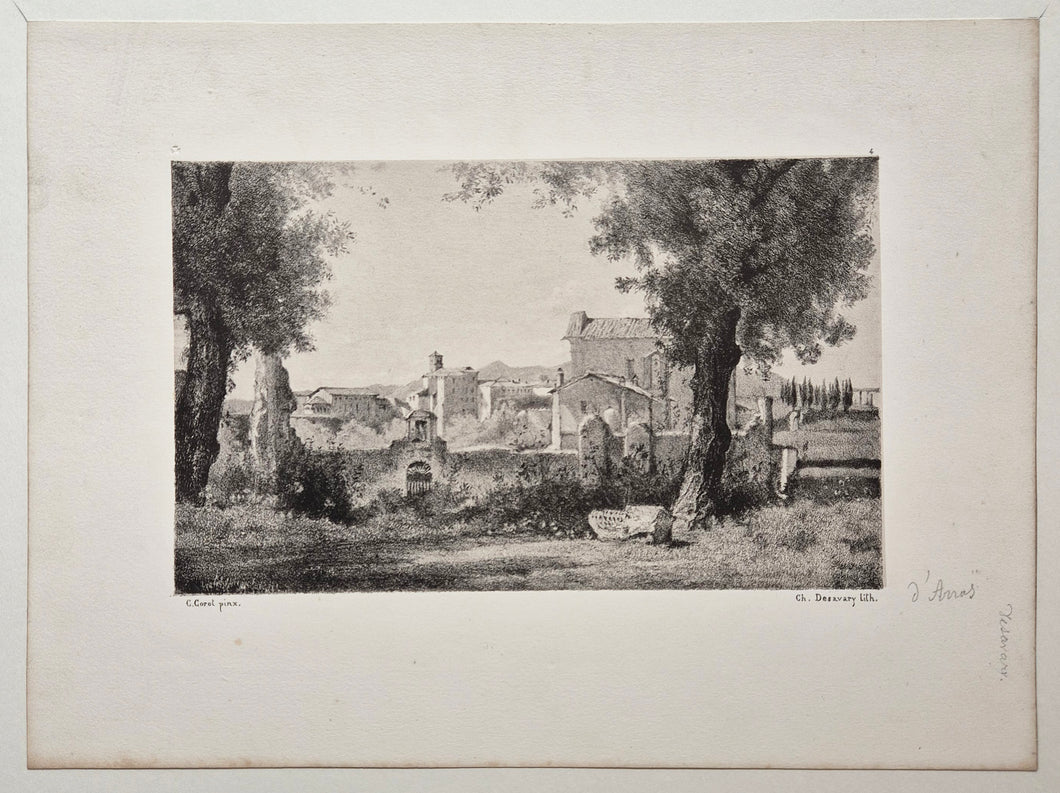 Les jardins Farnèse à Rome.