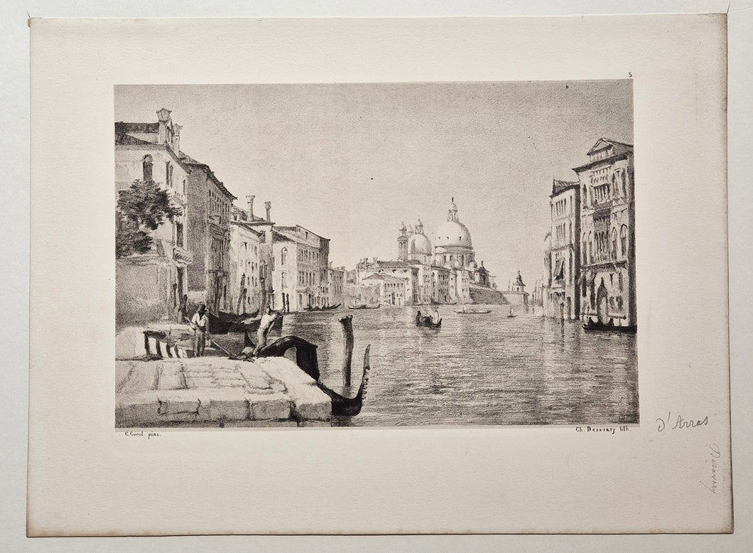 Le grand canal à Venise.