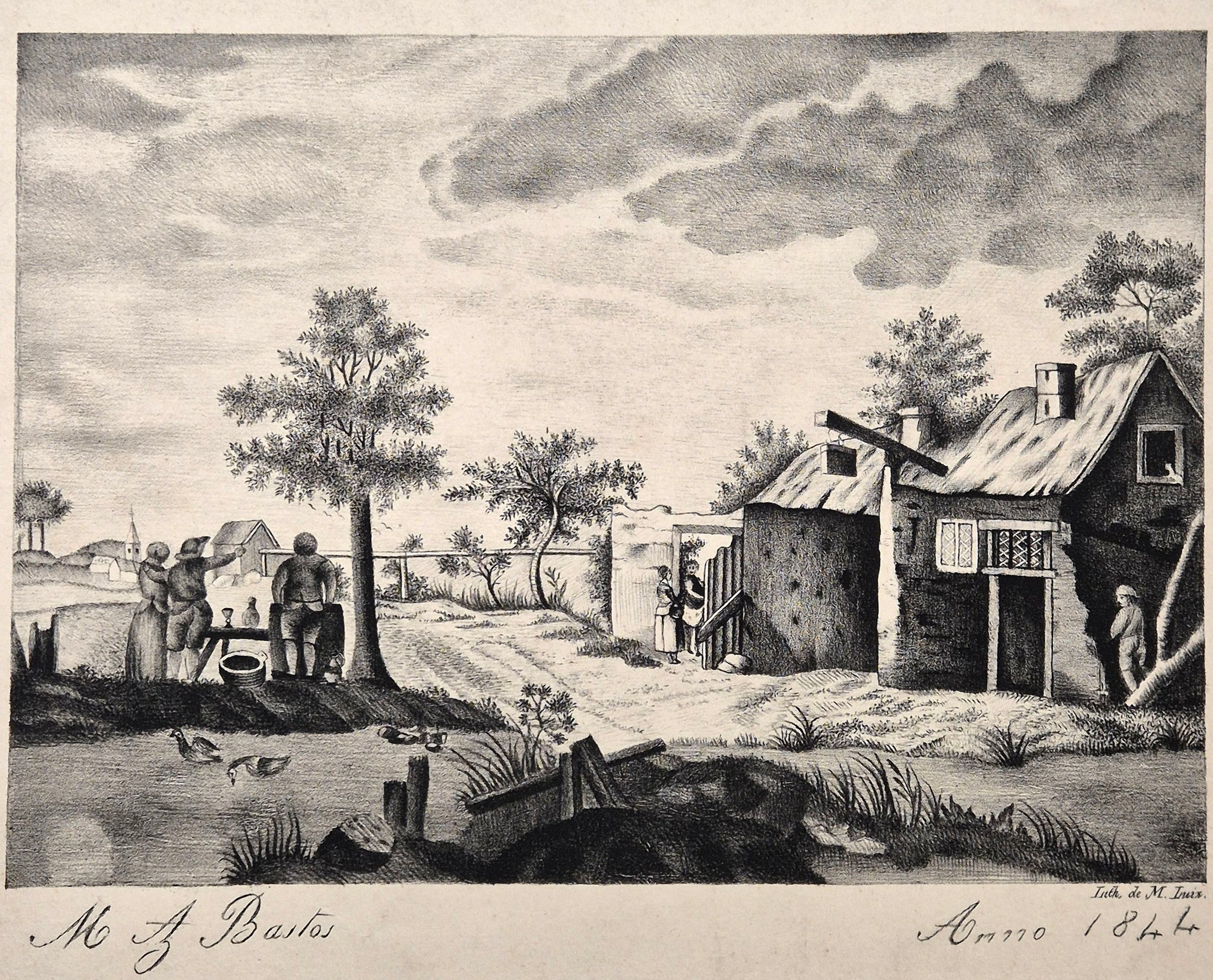 [Petit village]. 1844.