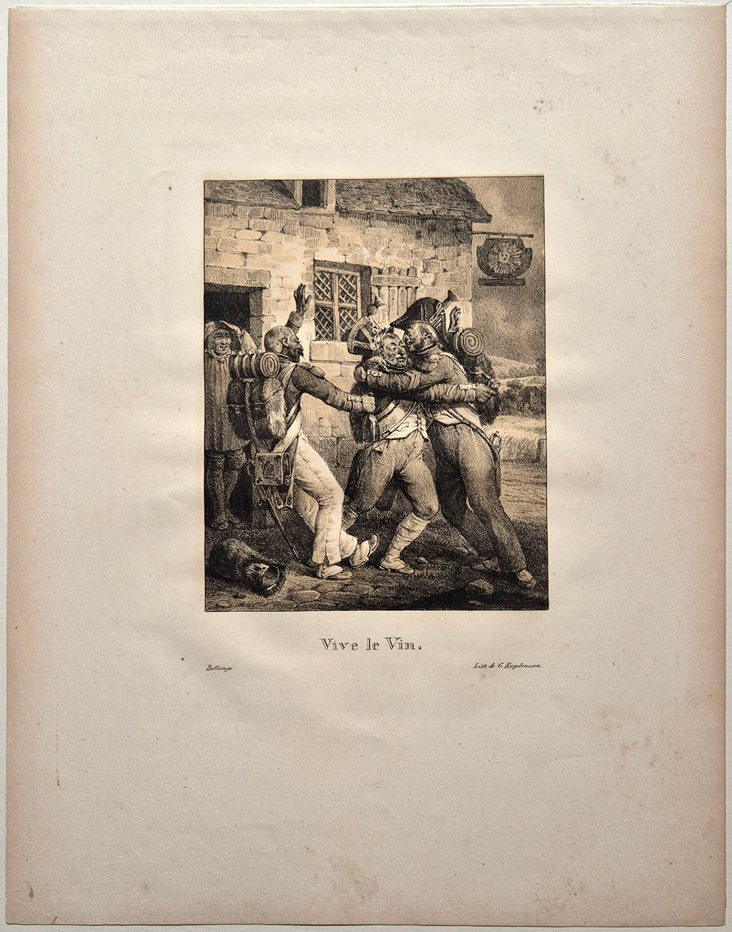 Vive le vin. 1821.