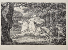 Charger l&#39;image dans la galerie, Angélique devenue invisible échappe à Renaud et Sacripant. 1819.
