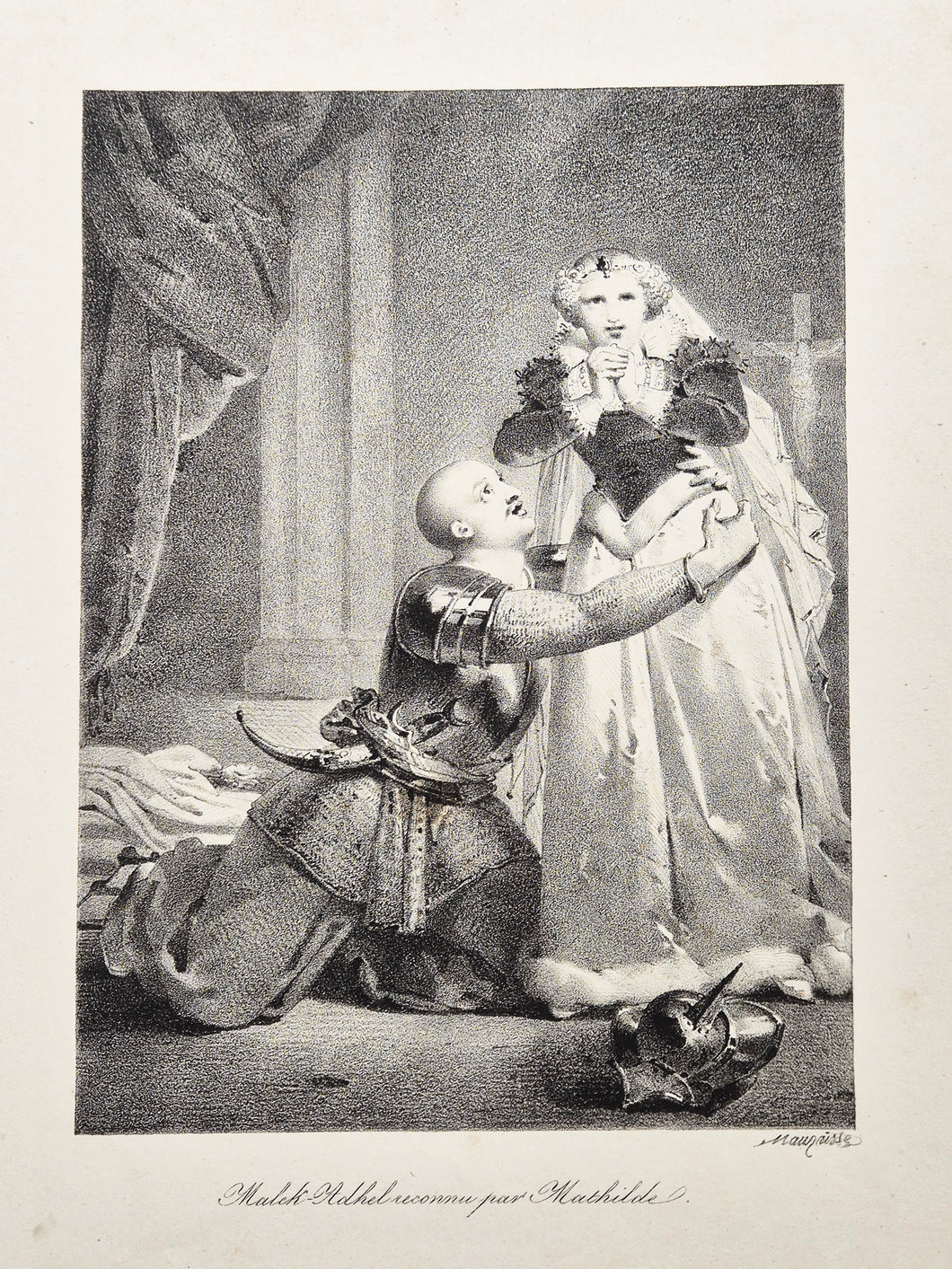 Malek-Adhel reconnu par Mathilde.