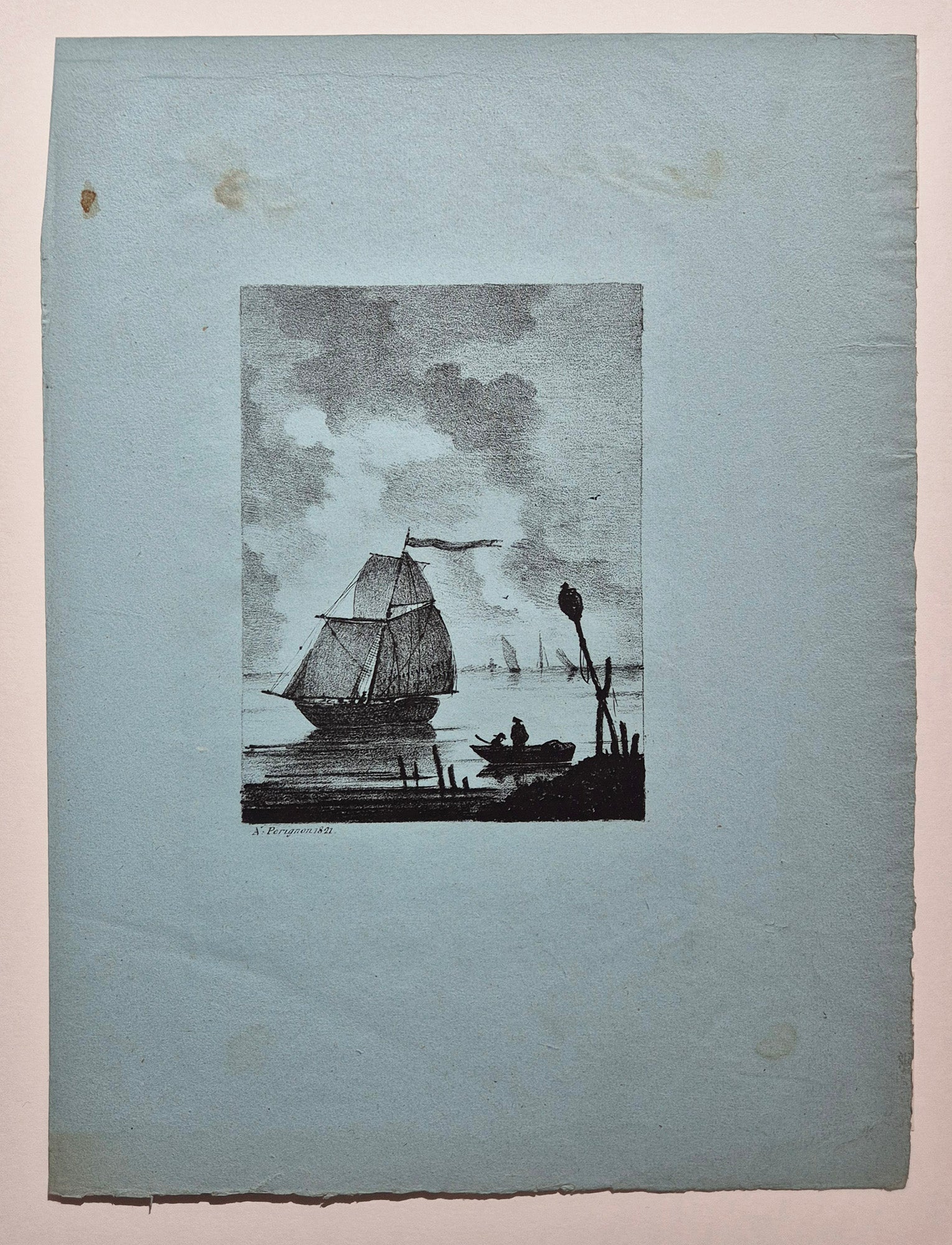[Voilier]. 1821.