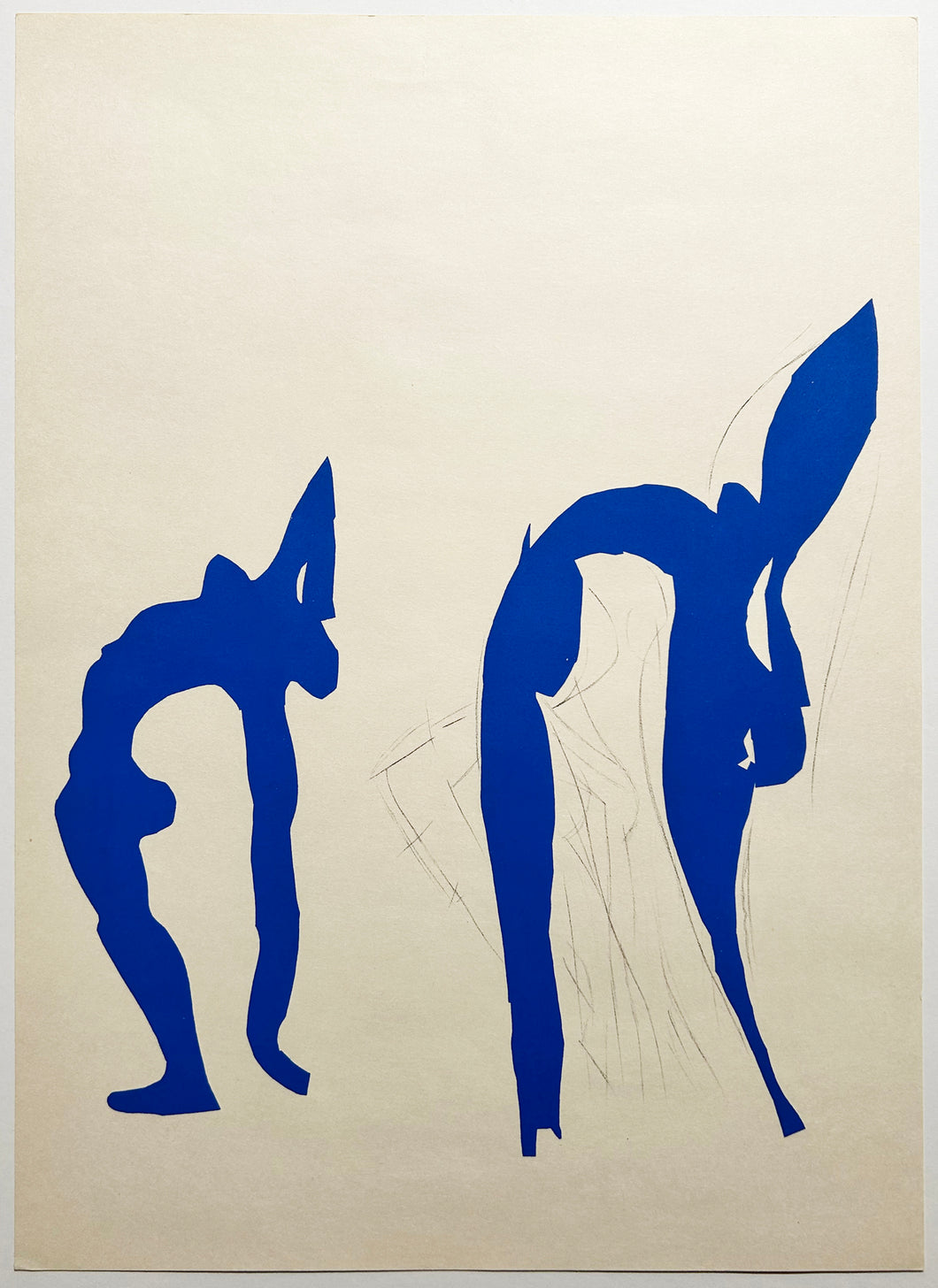 MATISSE - Acrobates. Lithographie en couleurs. 