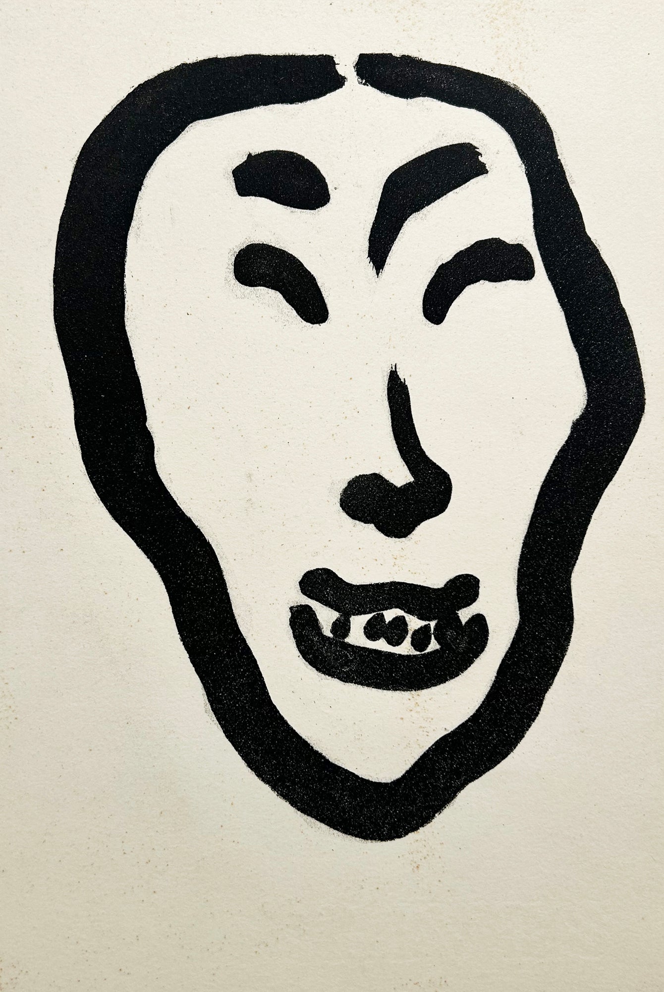 MATISSE L'esquimau.  1949. Aquatinte.