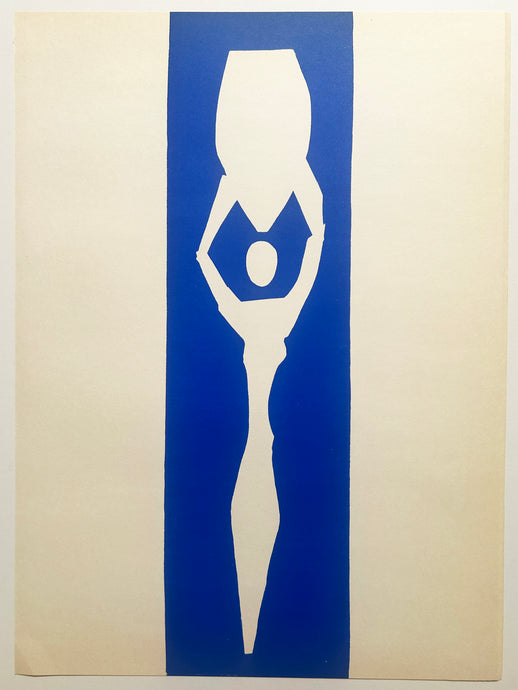 MATISSE Femme à l'amphore.  1952. Lithographie en couleurs. 