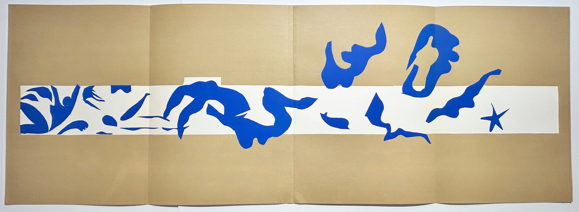 MATISSE La piscine.  1952. Lithographie en couleurs. 