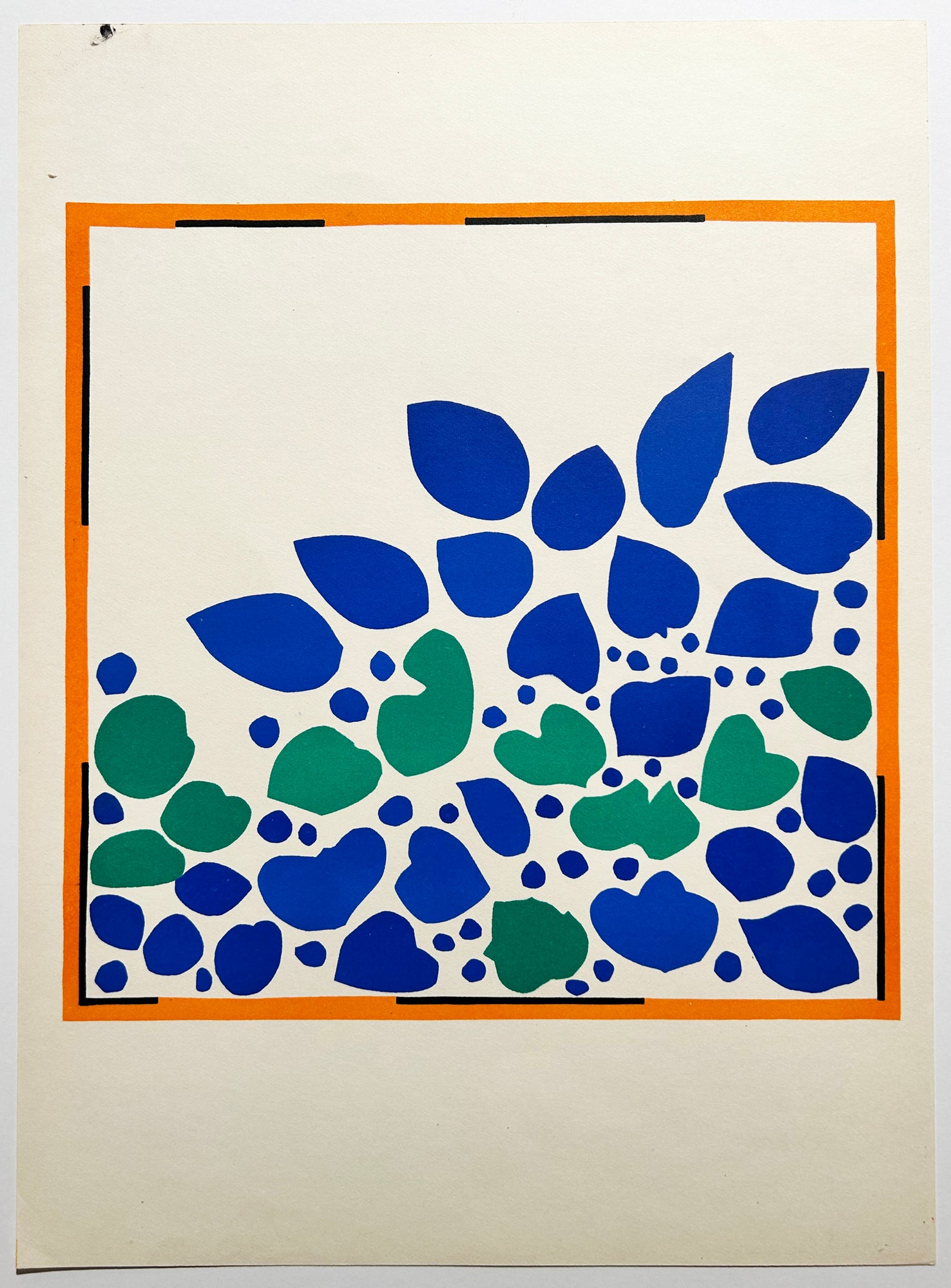 MATISSE - Lierre. Lithographie en couleurs. 