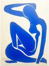 Charger l&#39;image dans la galerie, MATISSE - Nu bleu I.  1952. Lithographie en couleurs. 
