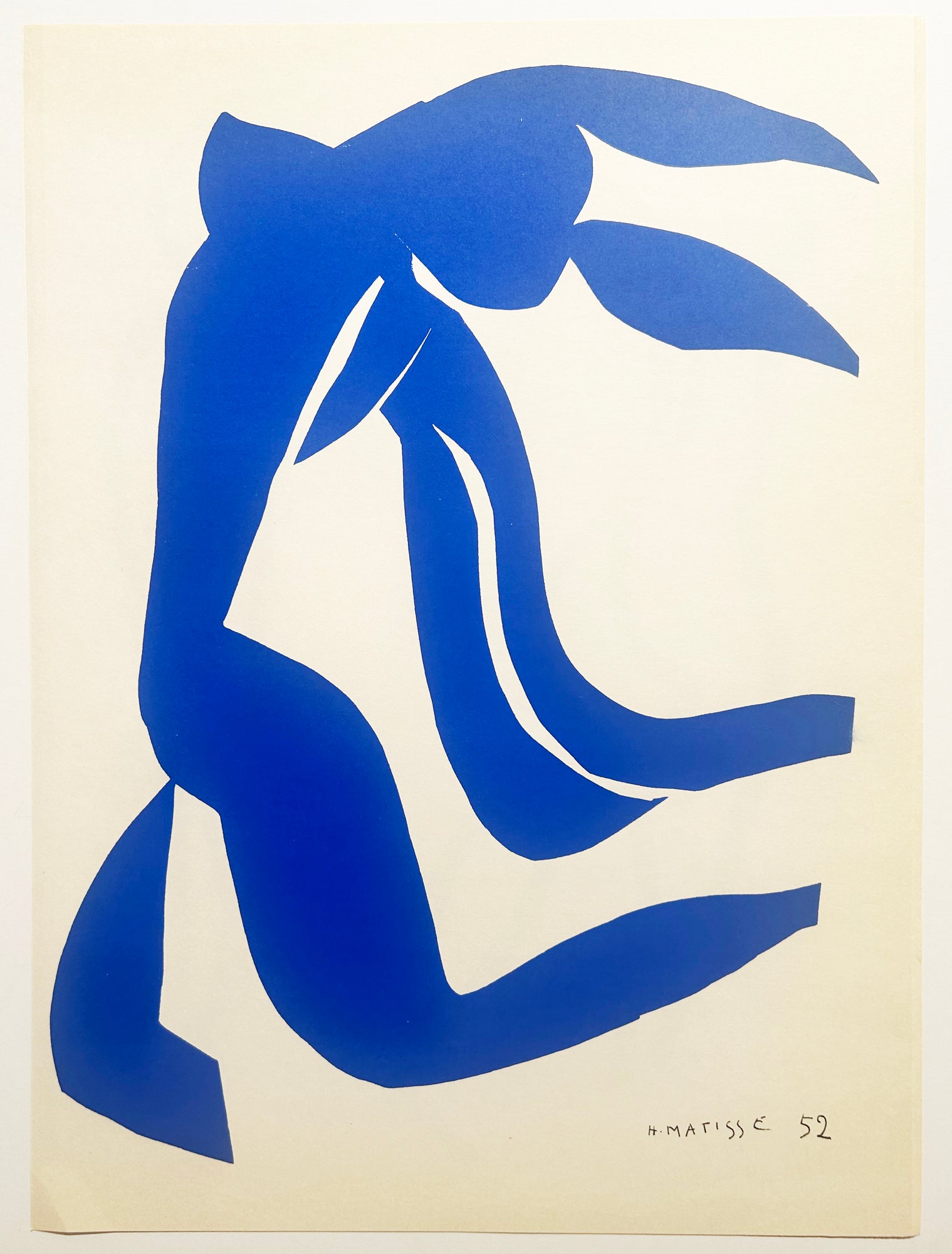 Nu bleu, La chevelure. 1952.