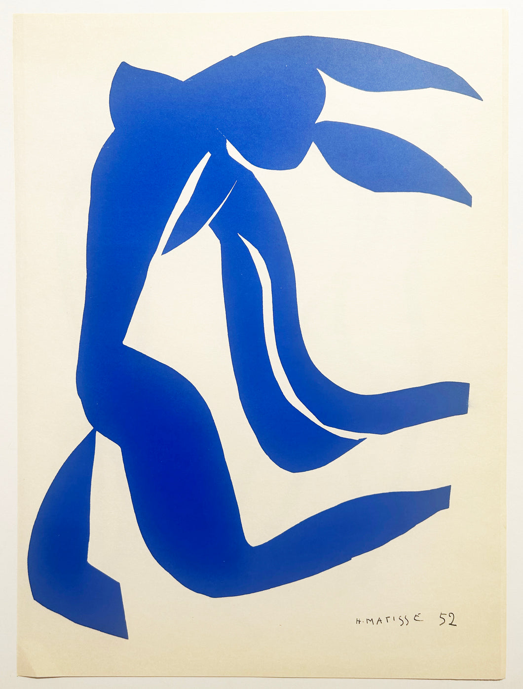 Nu bleu, La chevelure. 1952.