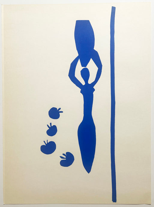 MATISSE Porteuse d'amphore II. 1952. Lithographie en couleurs. 