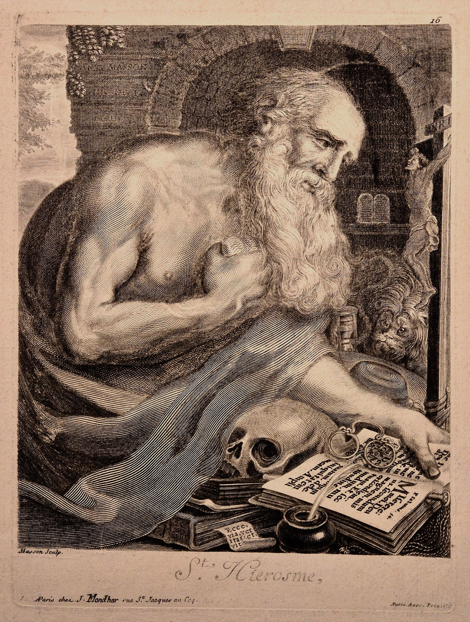 St Jérôme. 1693.