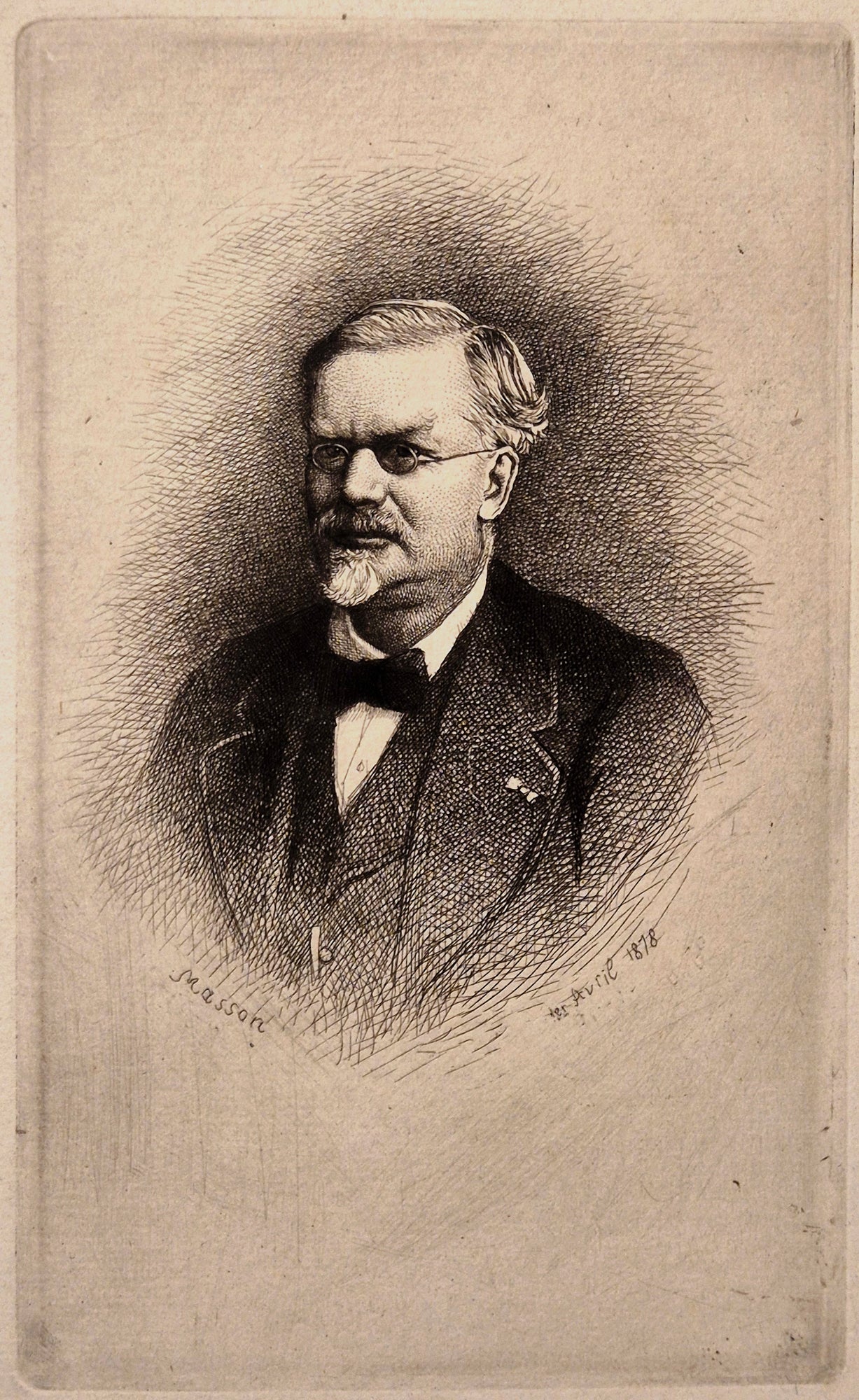 Portrait d'Octave Rochebrune. 1878.