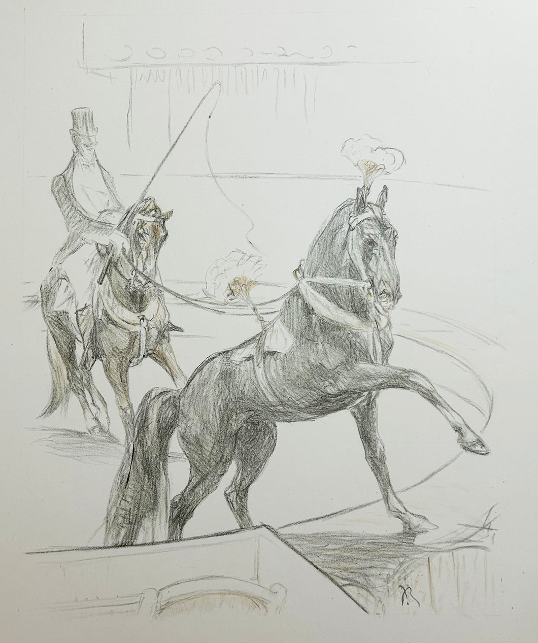 [Le dompteur de chevaux].  1907-1908.